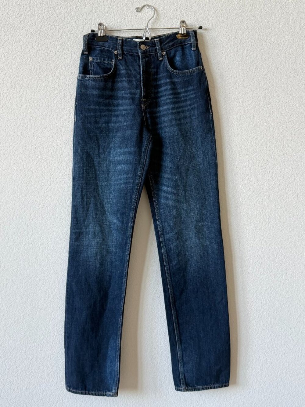 ZARA Dark Wash Straight Leg Jeans | EU 34 / US 2